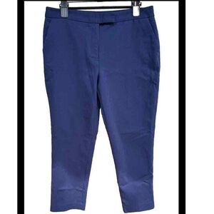 Chaus Pants Womens 10 Navy Chino Office Career Stretch Workwear‎ Professional